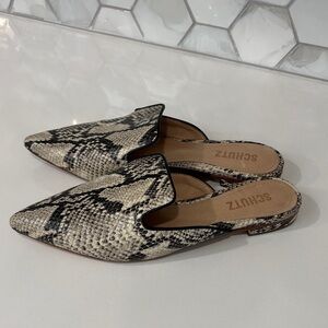 SCHUTZ Tracy Leather Mule